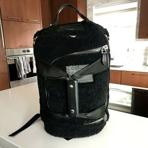 GIVENCHY Duffel Backpack Black Sheep Dye Authentic
